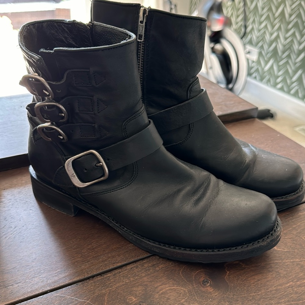 Black Frye Ankle Boot
